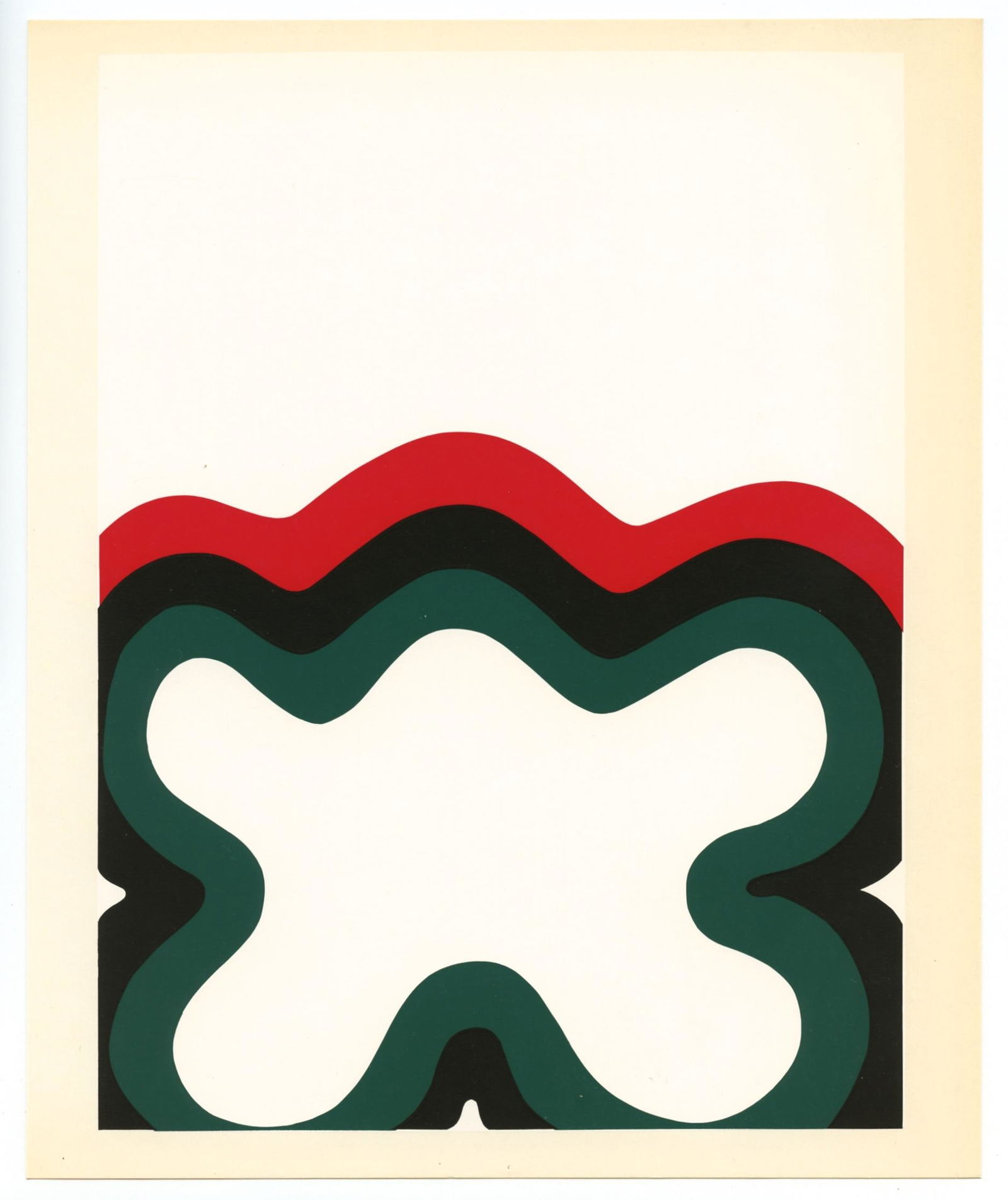 Al Held silkscreen "White Goddess" (1 of 1)