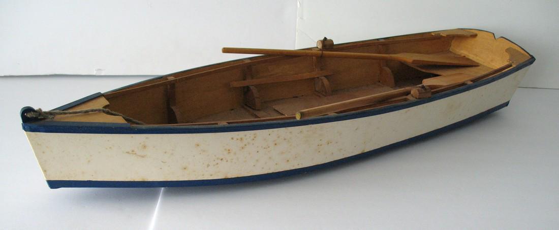 Vintage New England folk art rowboat. (1 of 6)