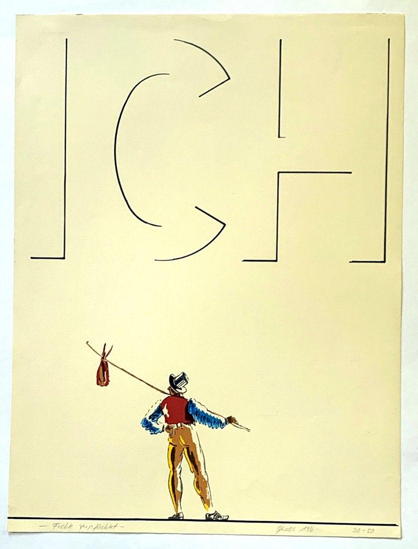 Ludger Gerdes: Ich (Fichte Verpflichtet) 1986 (1 of 1)