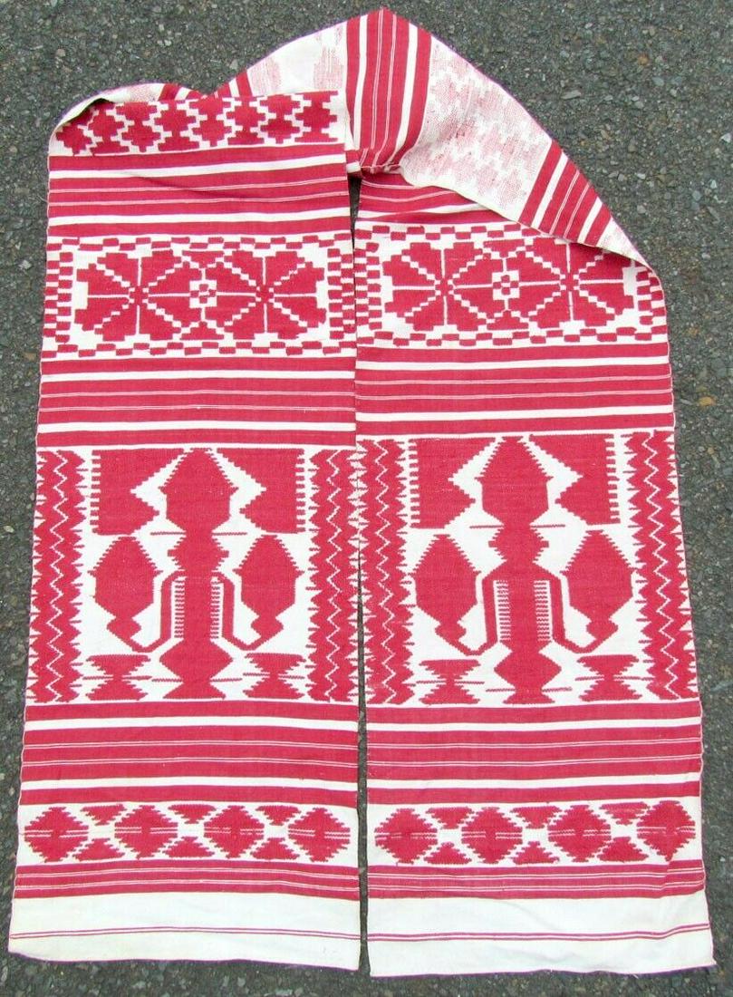 VINTAGE RUSSIAN EMBROIDERED LINEN RUSHNIK (1 of 7)