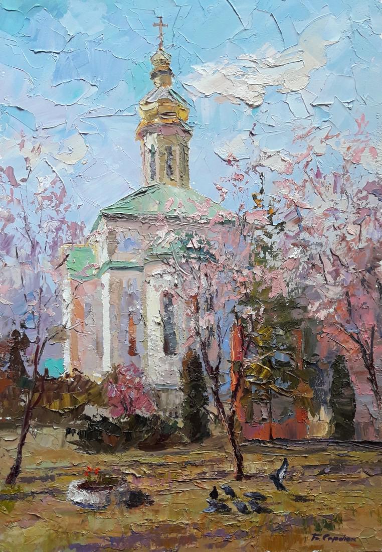 Oil painting Savior Trinity Church / Serdyuk Boris (1 of 6)