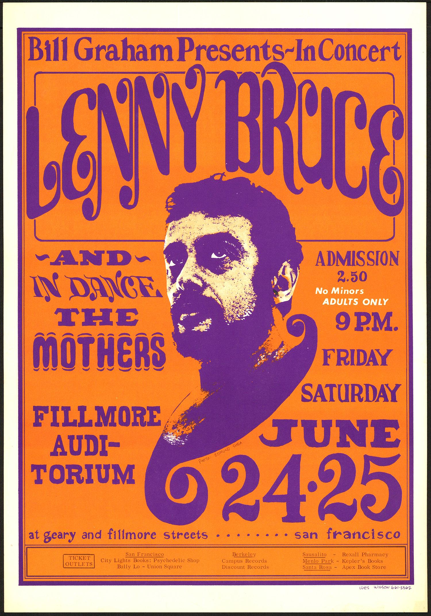 Lenny Bruce Fourth Print BG-13 Poster (1 of 1)