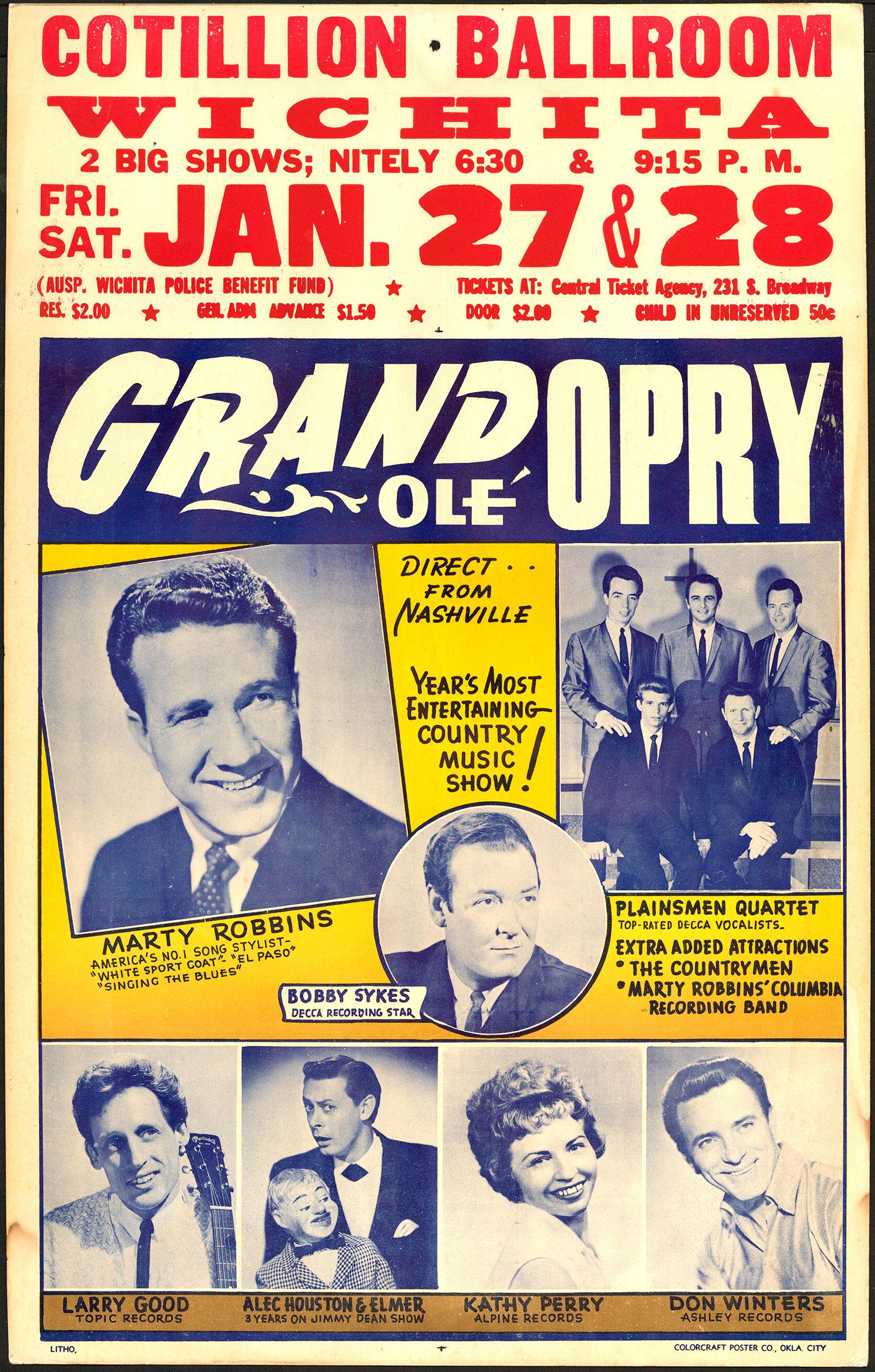 Grand Ole' Opry Window Card (1 of 1)