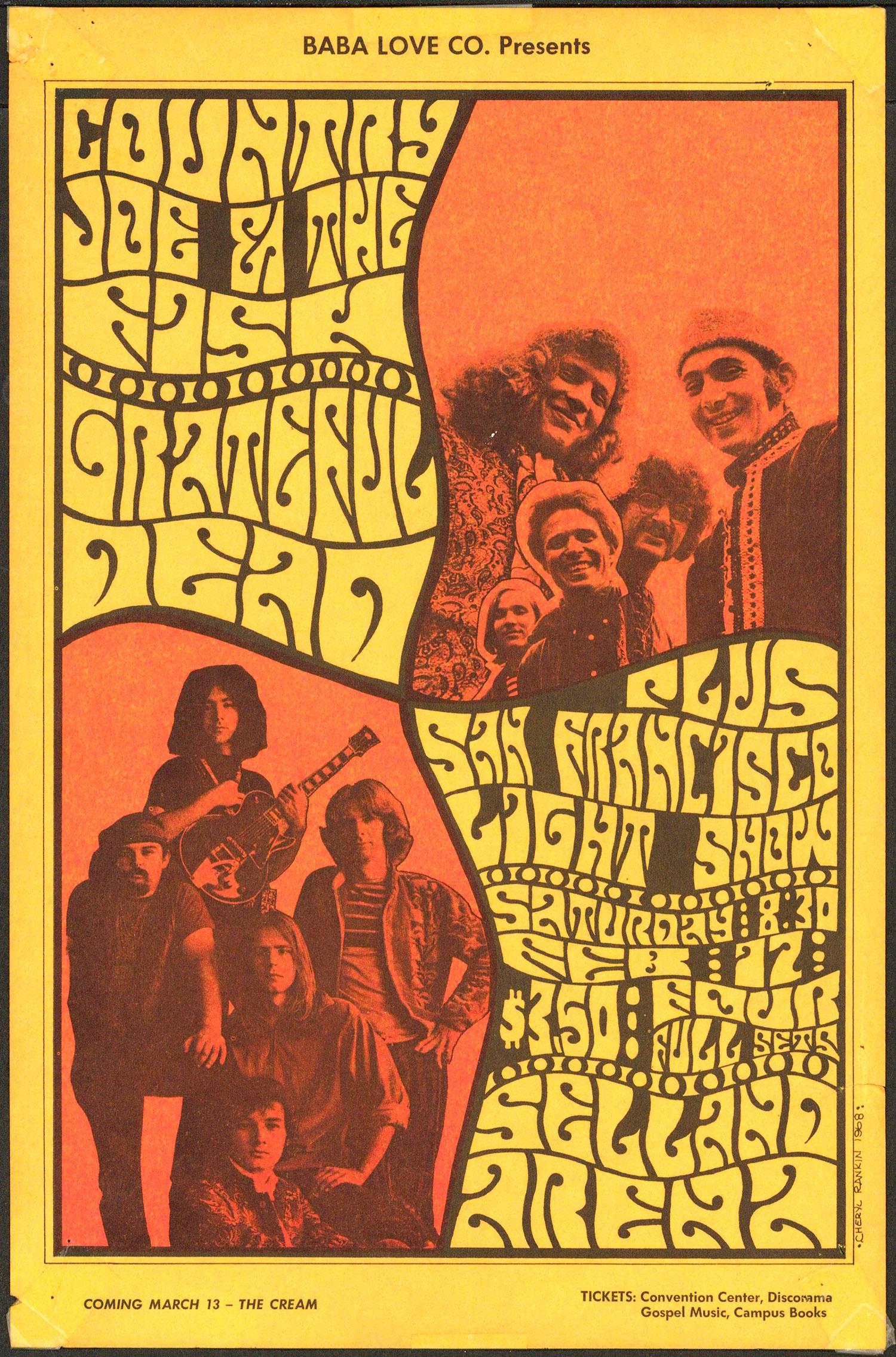 Scarce AOR 3.27 Grateful Dead Handbill (1 of 1)