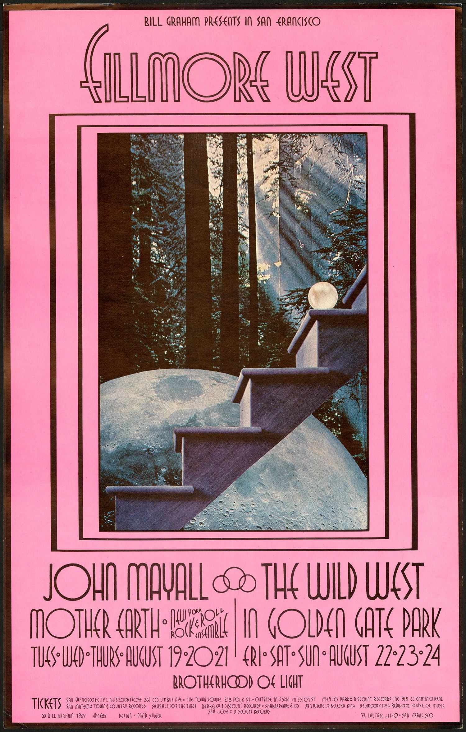 Original John Mayall BG-188 Poster (1 of 1)