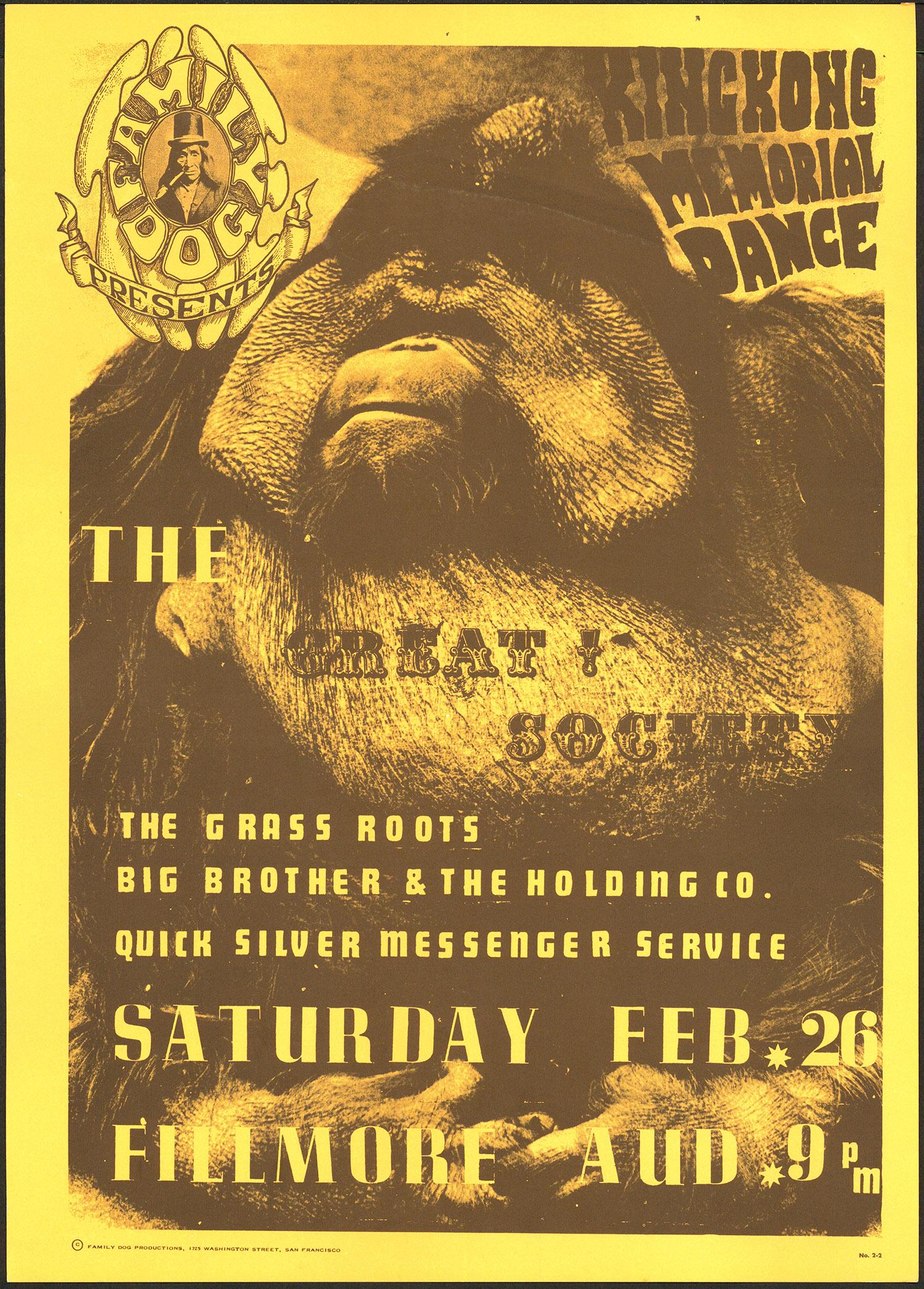 FD-2 Second Print 'King Kong' Family Dog Poster (1 of 1)