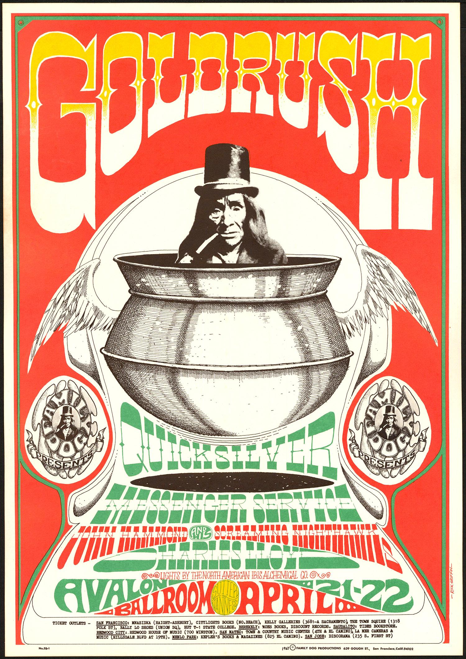 Popular Original FD-58 Poster by Rick Griffin (1 of 1)