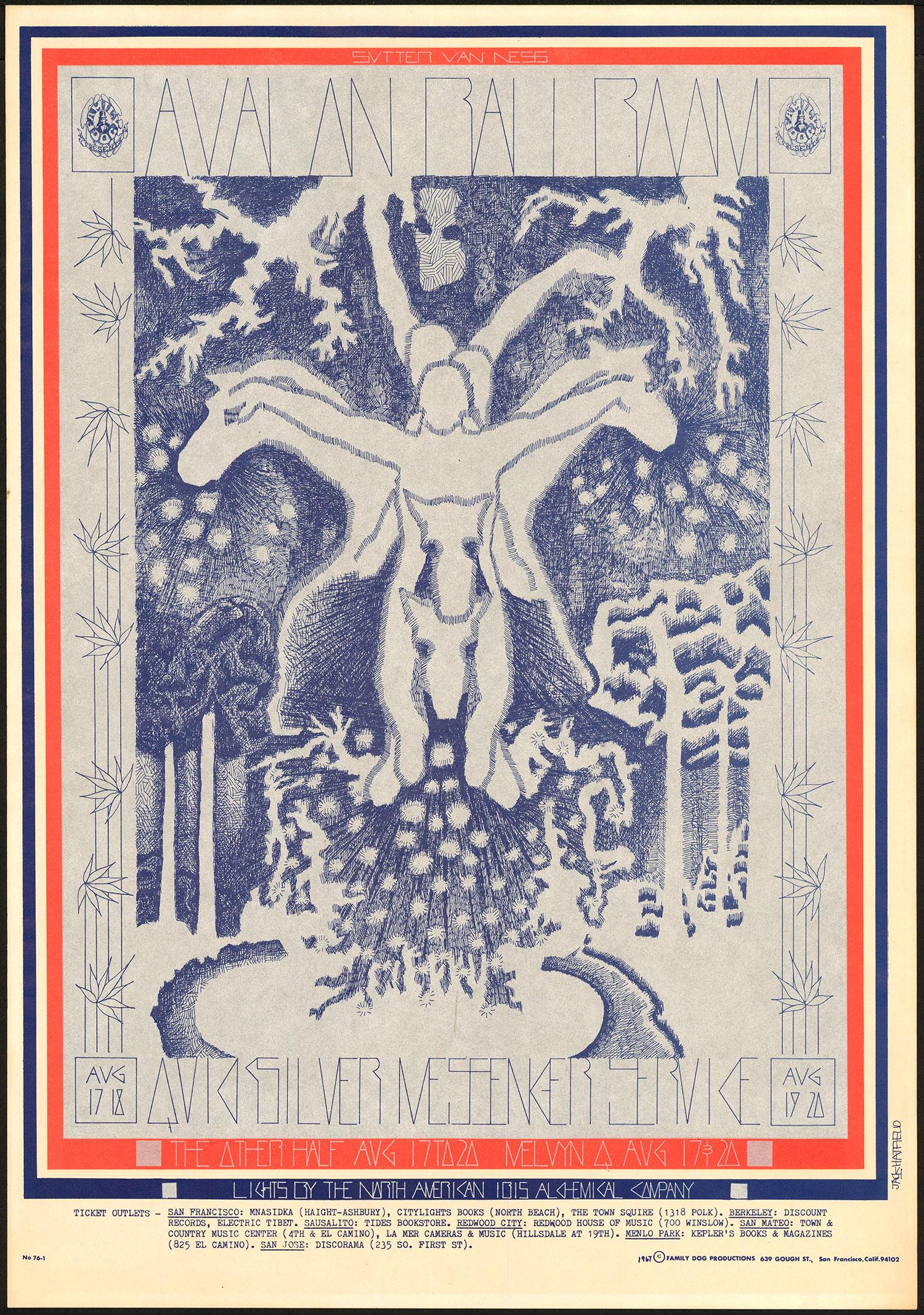 FD-76 Quicksilver Messenger Service Original Print (1 of 1)