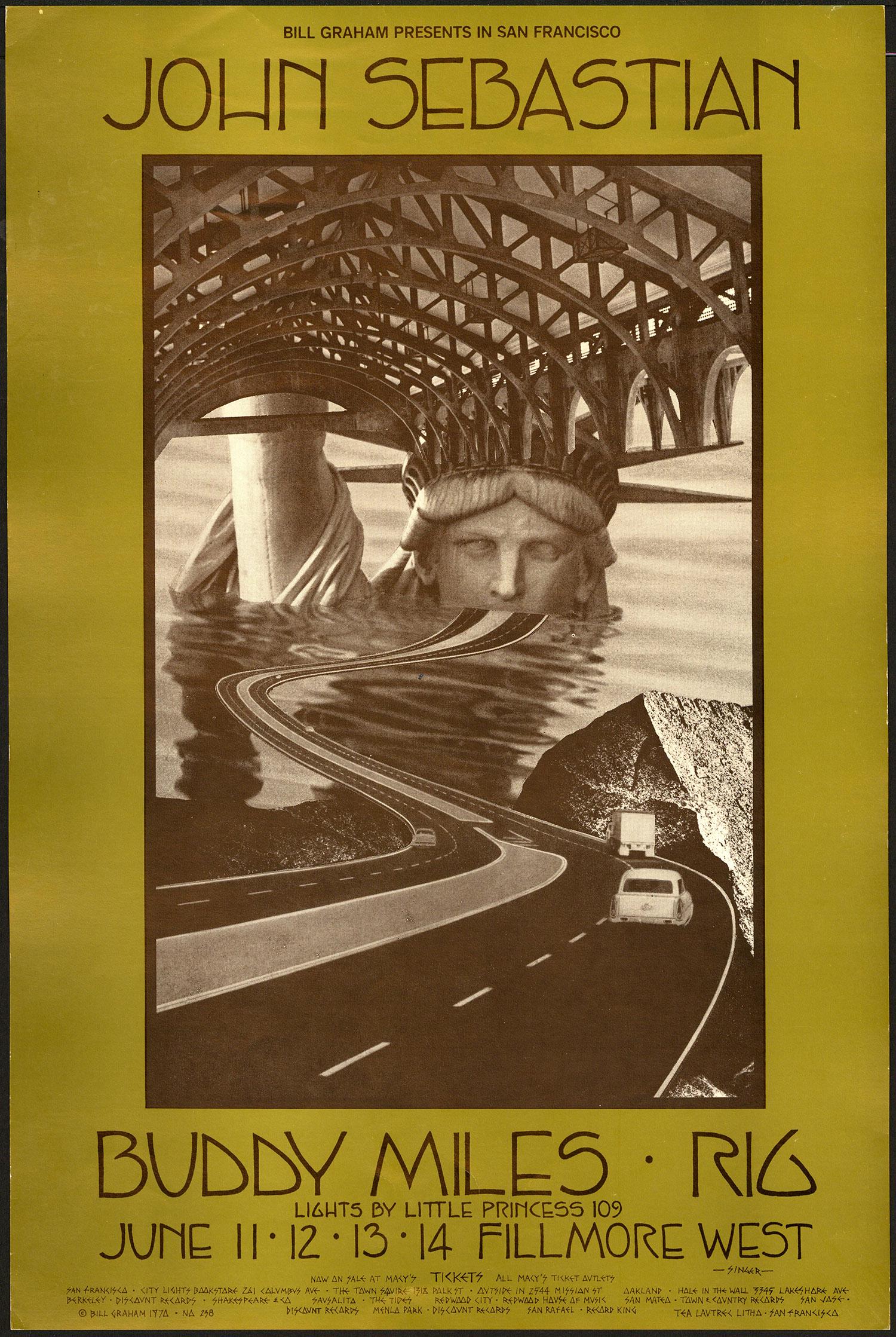 Original BG-238 Buddy Miles Poster (1 of 1)