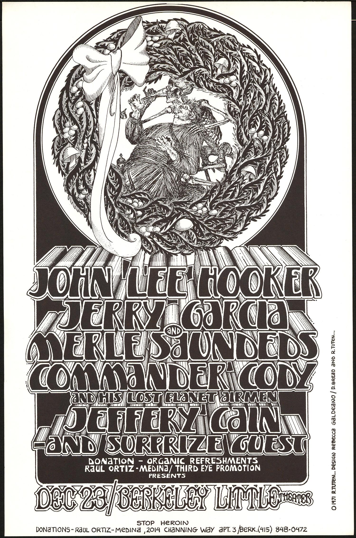 John Lee Hooker & Jerry Garcia At The Berkeley Little (1 of 1)