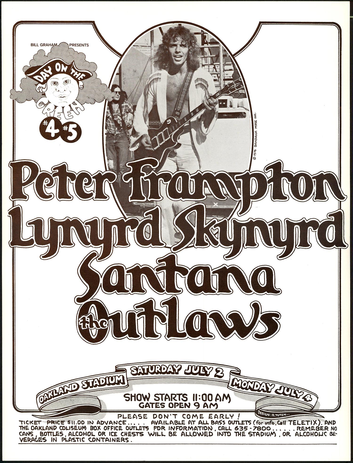 1977 Day On The Green #4 And #5 Poster (1 of 1)