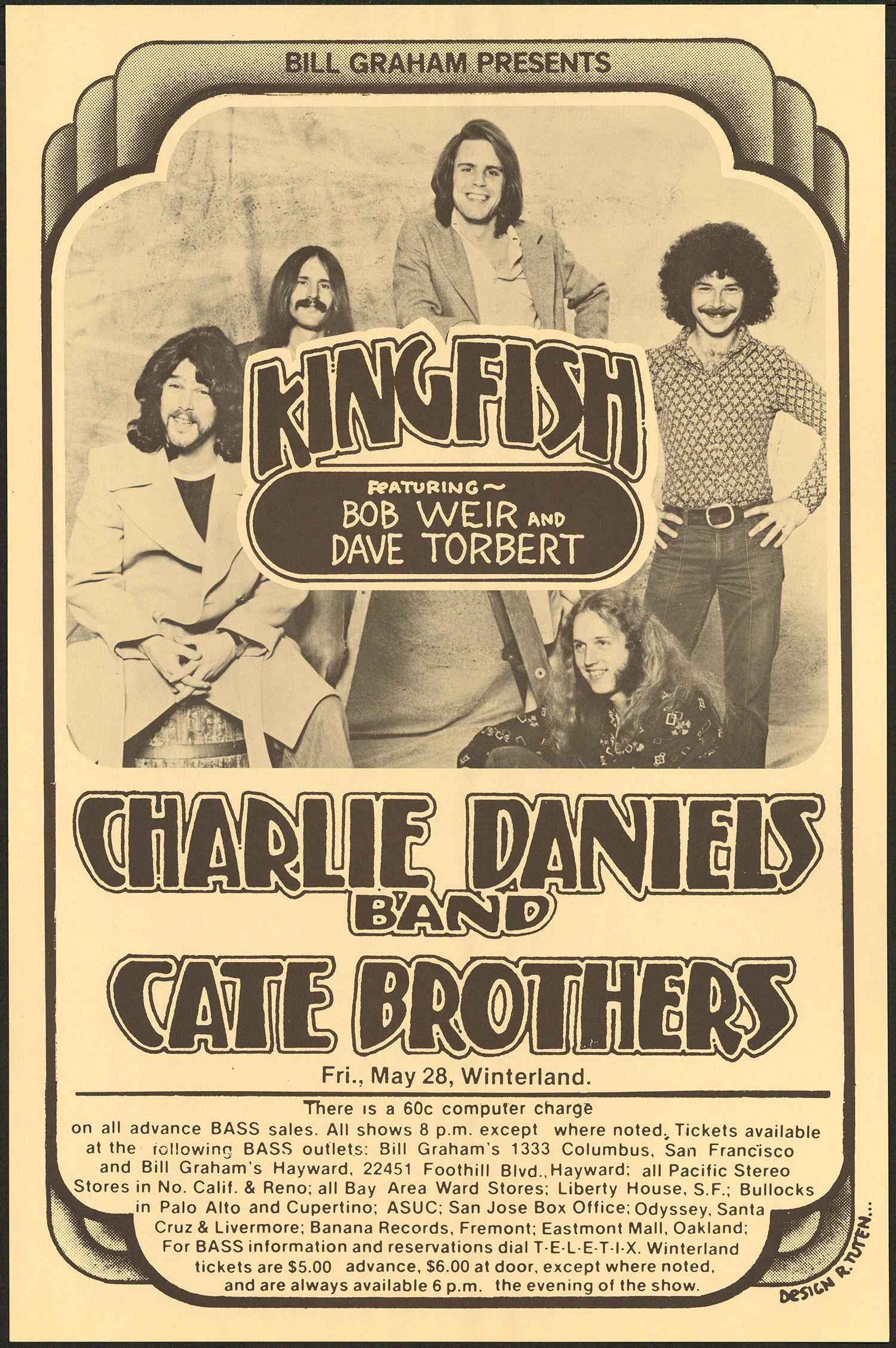 Kingfish At Winterland Original Print Poster (1 of 1)