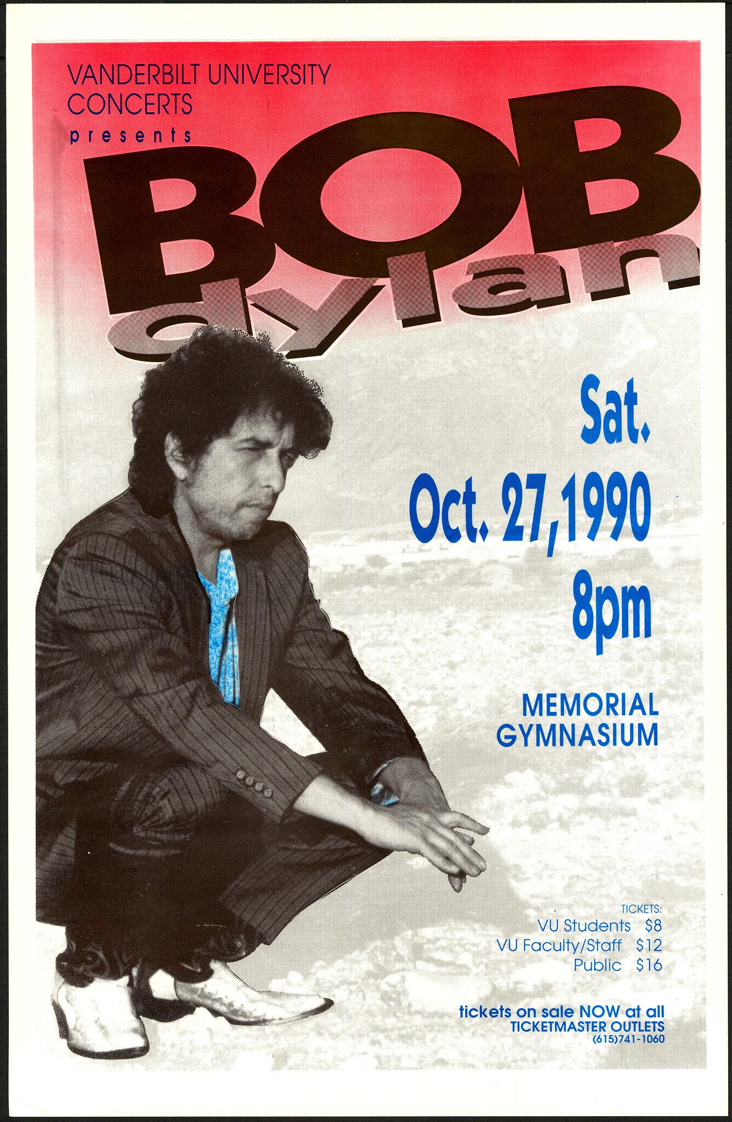 1990 Bob Dylan Poster (1 of 1)