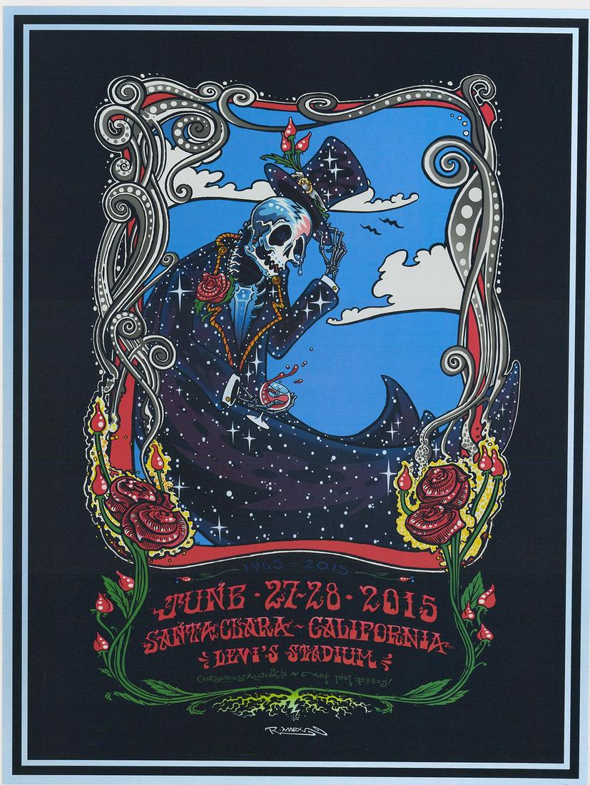 2015 Levi Stadium Grateful Dead Poster (1 of 1)