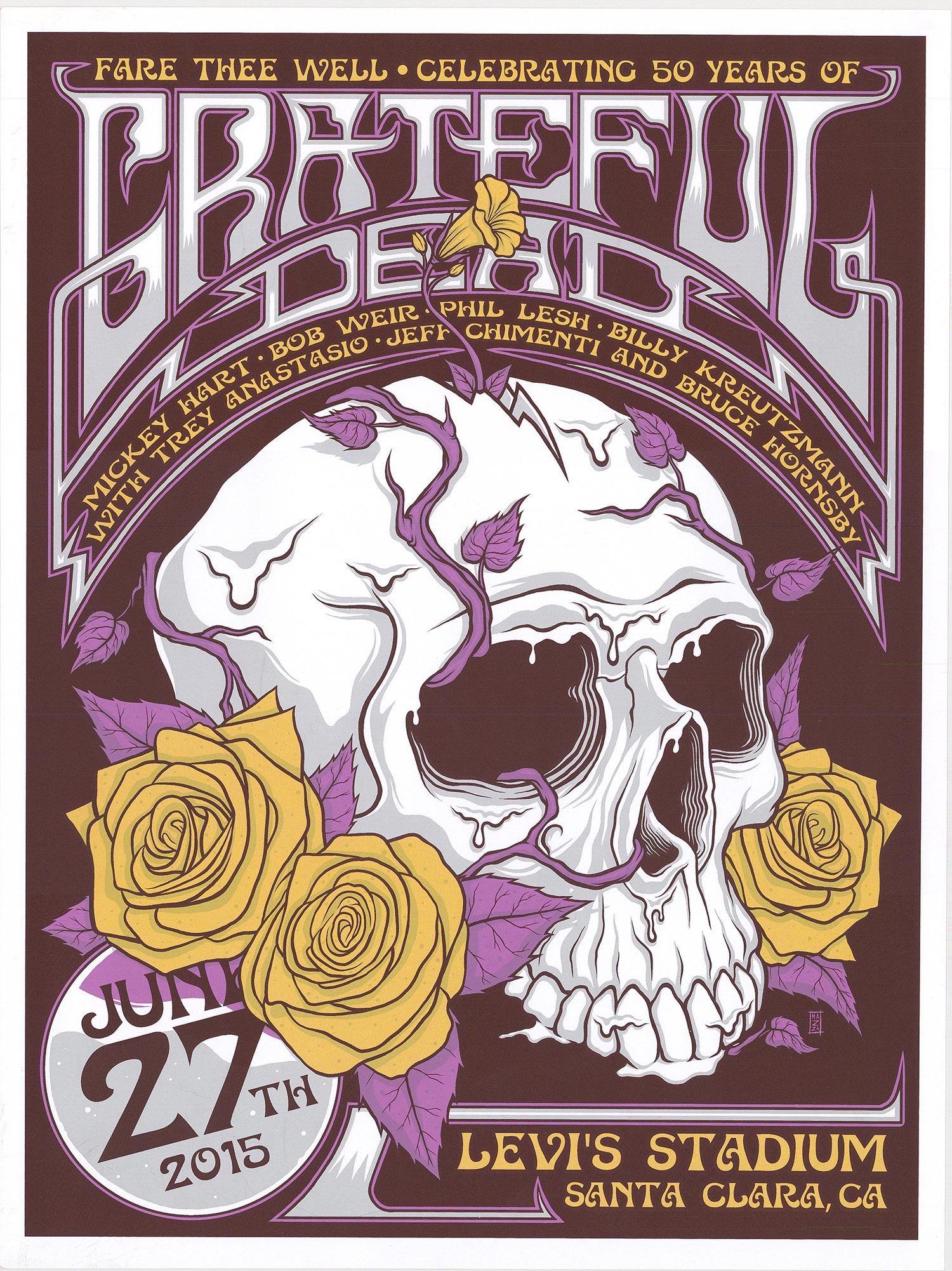 Grateful Dead June 27th, 2015 Poster (1 of 1)