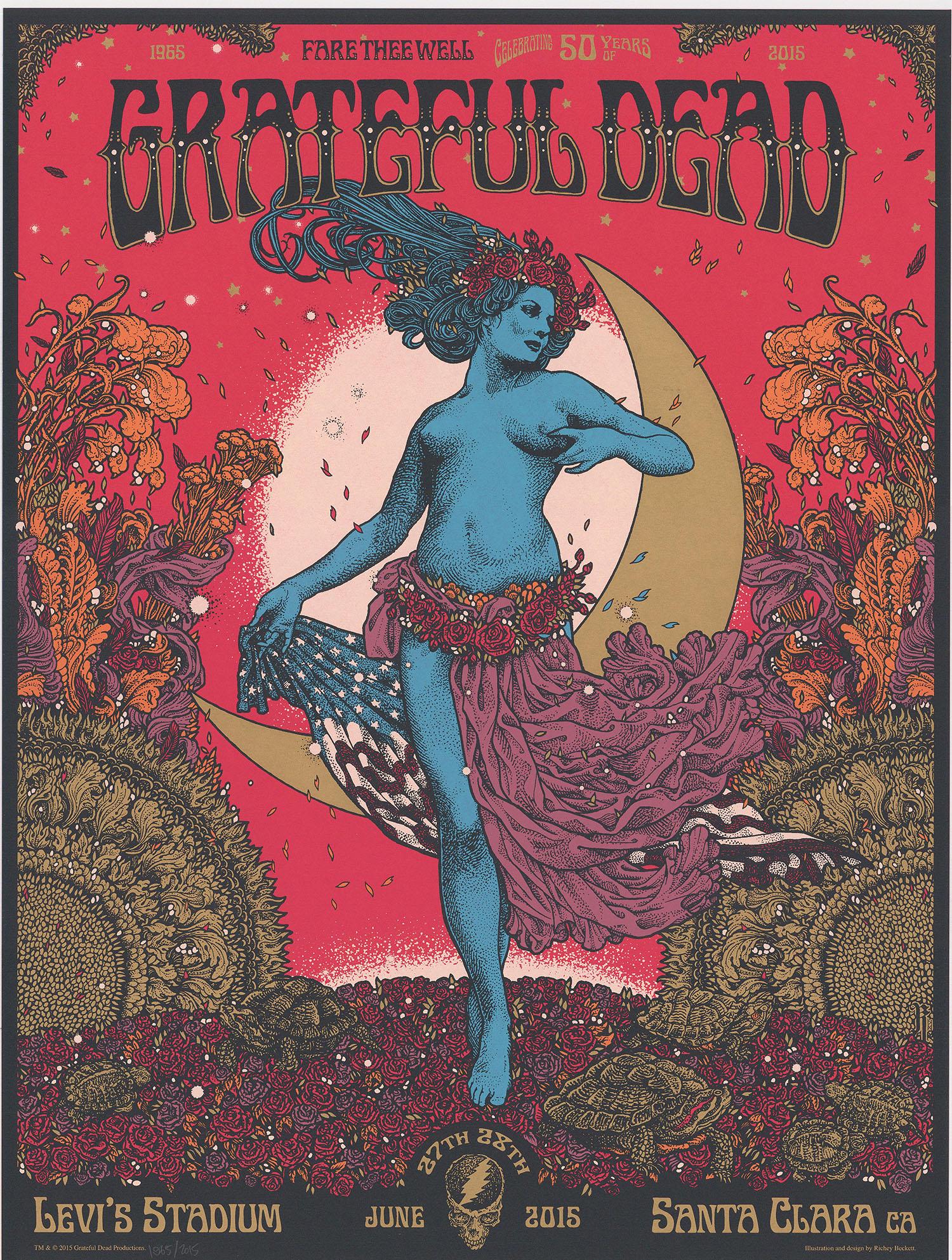 Grateful Dead Levi's Stadium Show Edition Poster (1 of 1)