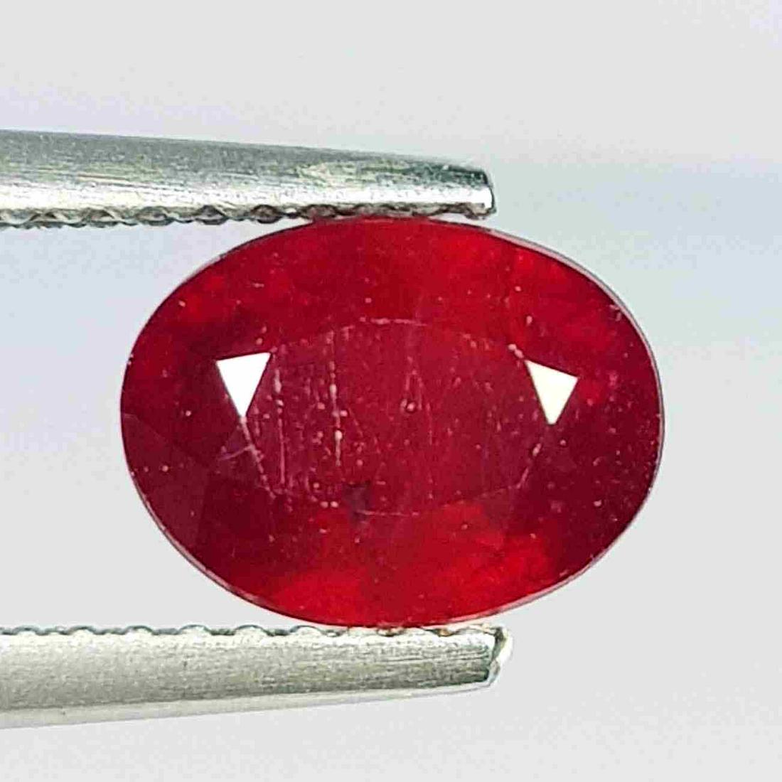 2.48 Ct  Natural Ruby Oval Cut (1 of 5)