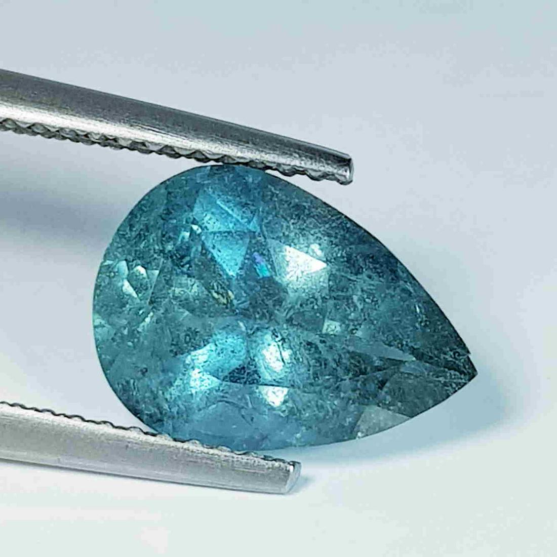 Natural Aquamarine Pear Cut 2.85 ct (1 of 4)