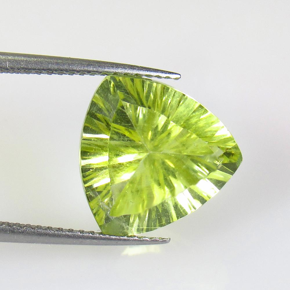 7.25 Ctw Natural Lemon Quartz Concave Cut: No Reserve! Title: 7.25 Ctw Natural Lemon Quartz Concave Cut Stone Clarity: VVS Gemstone: Lemon Quartz Carat Weight: 7.25 Size/Dimensions: 13.30 x 13.00 x 8.00 mm Additional Information: Good Luster /