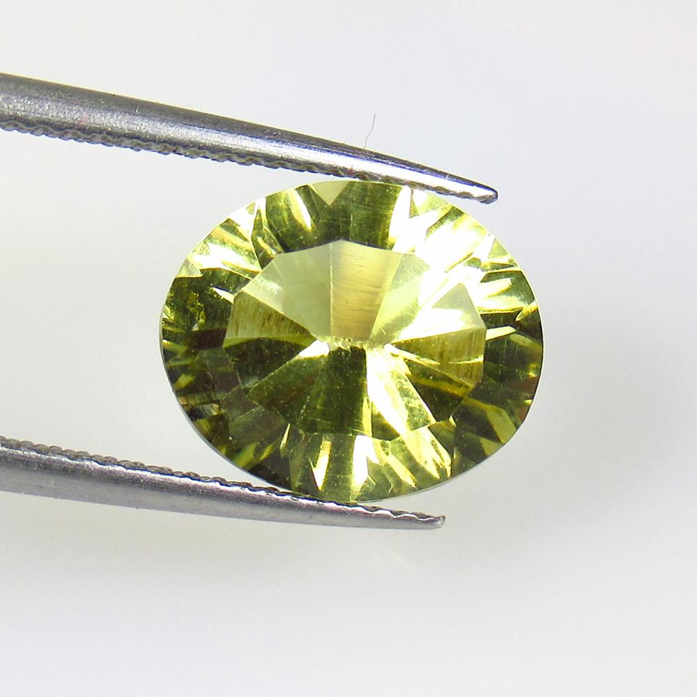4.62 Ctw Natural Lemon Quartz Concave Cut: No Reserve! Title: 4.62 Ctw Natural Lemon Quartz Concave Cut Stone Clarity: VVS Gemstone: Lemon Quartz Carat Weight: 4.62 Size/Dimensions: 12.00 x 10.00 x 7.10 mm Additional Information: Good Luster /