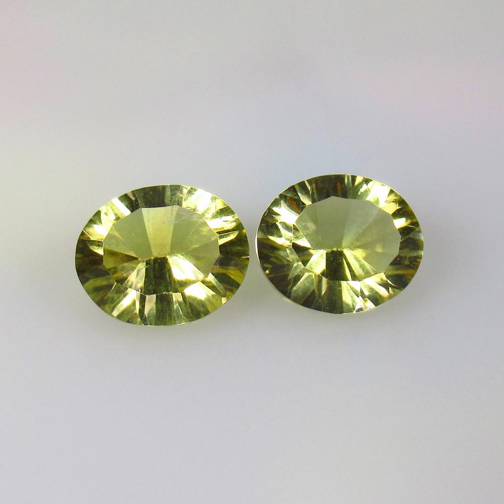 7.44 Ctw Natural Lemon Quartz Concave Pair: No Reserve! Title: 7.44 Ctw Natural Lemon Quartz Concave Pair Stone Clarity: VVS Gemstone: Lemon Quartz Carat Weight: 7.44 Size/Dimensions: 10.80 x 9.20 x 6.60 mm / 2 Pc's Additional Information: Good