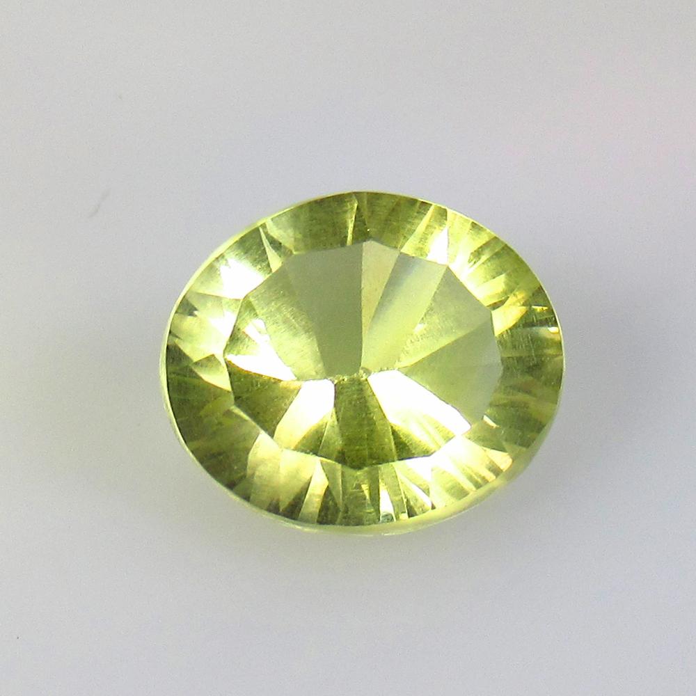 4.79 Ctw Natural Lemon Quartz Concave Cut: No Reserve! Title: 4.79 Ctw Natural Lemon Quartz Concave Cut Stone Clarity: VVS Gemstone: Lemon Quartz Carat Weight: 4.79 Size/Dimensions: 11.90 x 10.10 x 7.10 mm Additional Information: Good Luster /