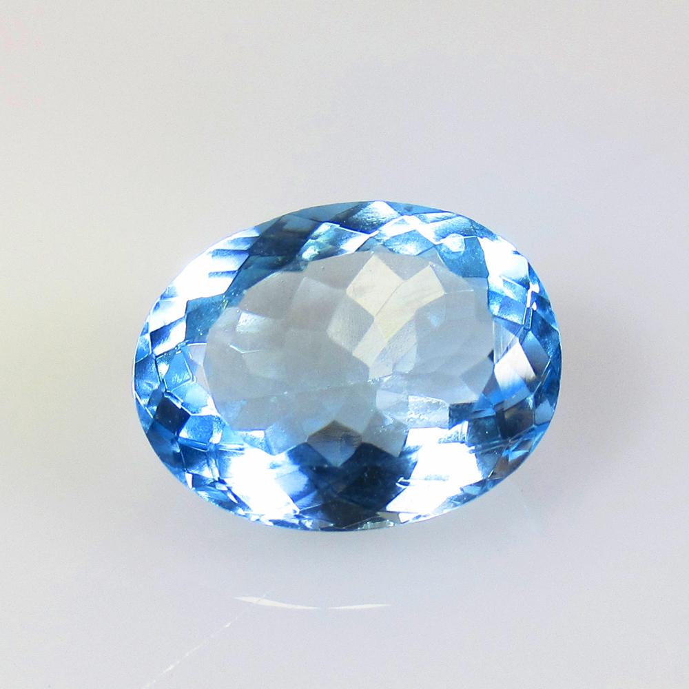 10.31 Ctw Natural Blue Topaz Oval Cut (1 of 2)