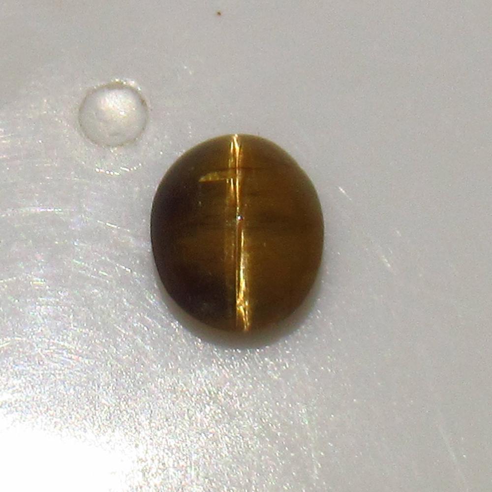 1.24 Ctw Natural Multicolor Opal Catseye Oval Cab (1 of 2)