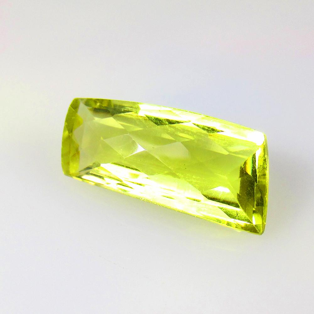 11.38 Ctw Natural Lemon Quartz Fancy Cut: No Reserve! Title: 11.38 Ctw Natural Lemon Quartz Fancy Cut Stone Clarity: VVS Gemstone: Lemon Quartz Carat Weight: 11.38 Size/Dimensions: 21.00 x 9.50 x 7.50 mm Additional Information: Good Luster / 