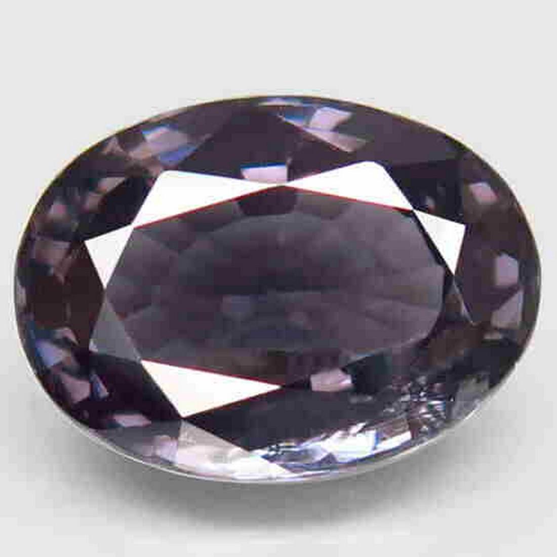 4.66 ct natural titanium purple spinel Tanzania (1 of 3)