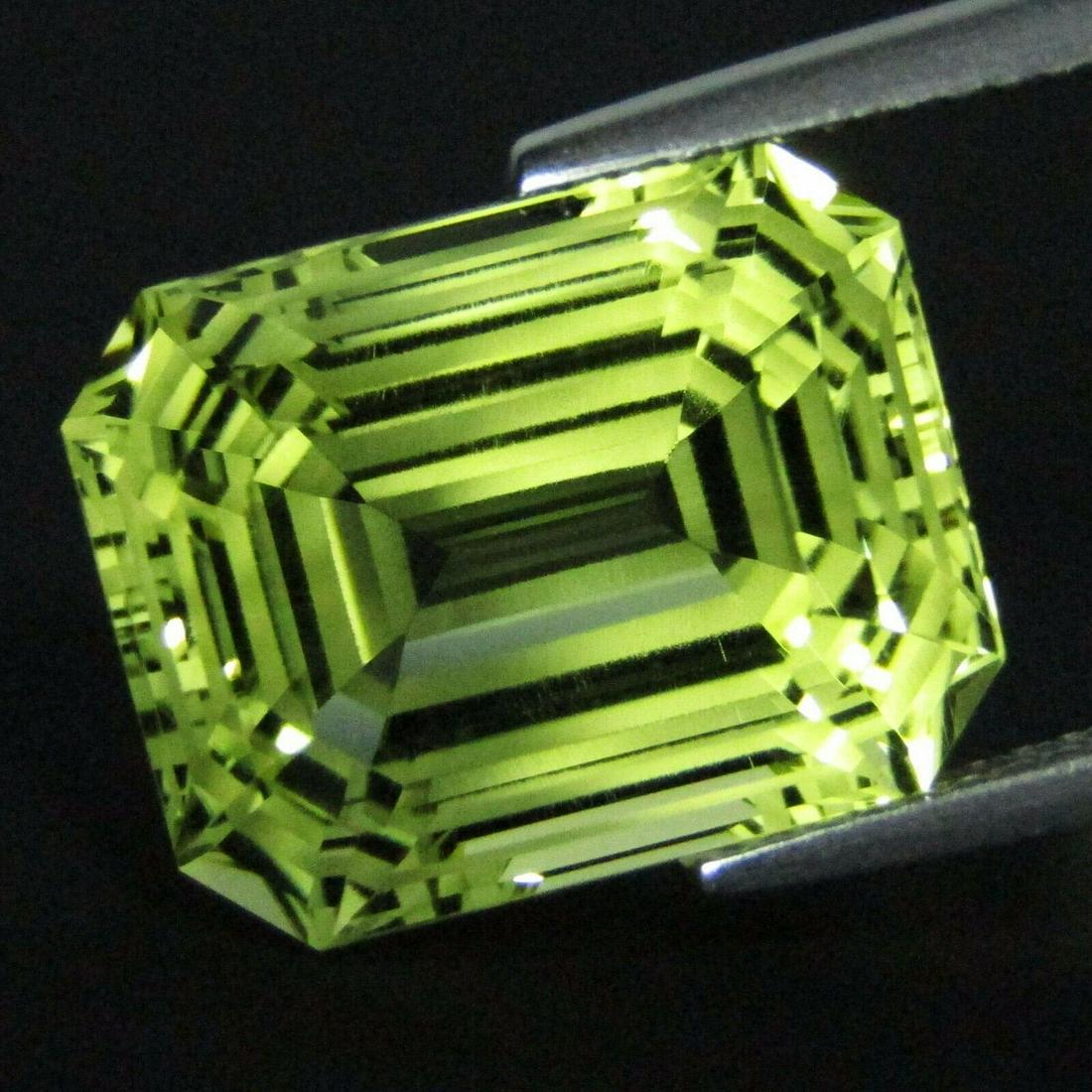 11.22Ct valuable 100% Natural Lemon Quartz Emerald Cut (1 of 3)
