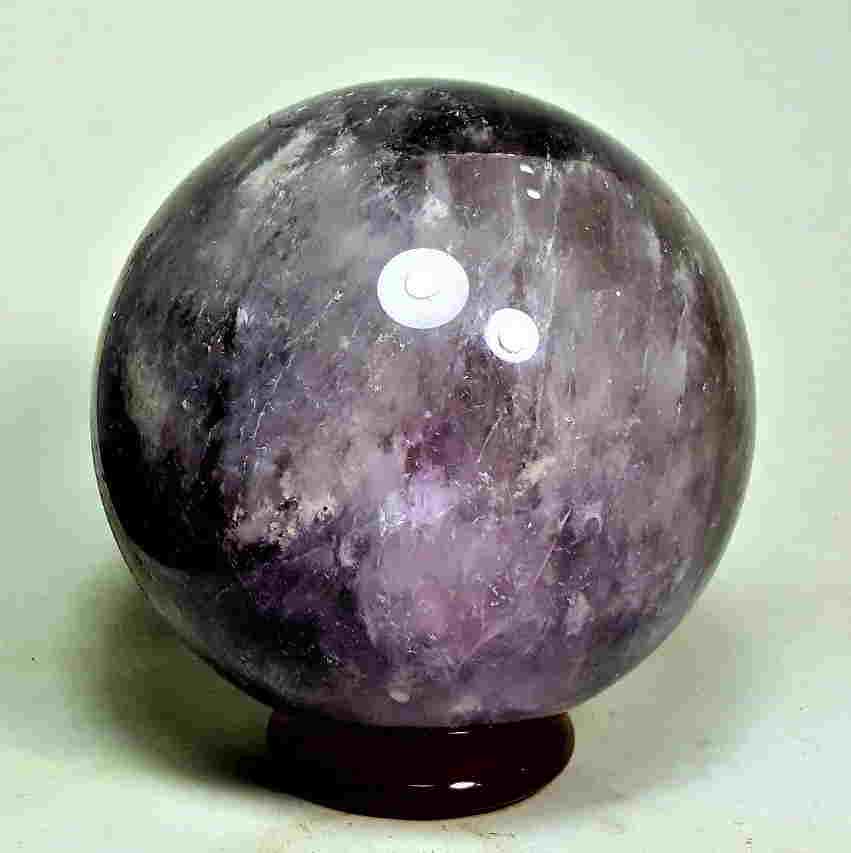 Amethyst Healing Sphere - 1671 Grams (1 of 3)