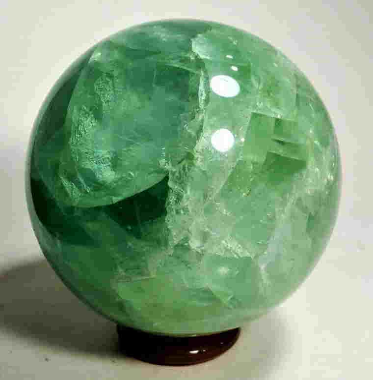 Greenish Fluorite Sphere- 3162 Grams (1 of 4)