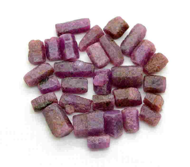 300 Cts Beautiful Ruby Crystals From Tanzania (1 of 3)