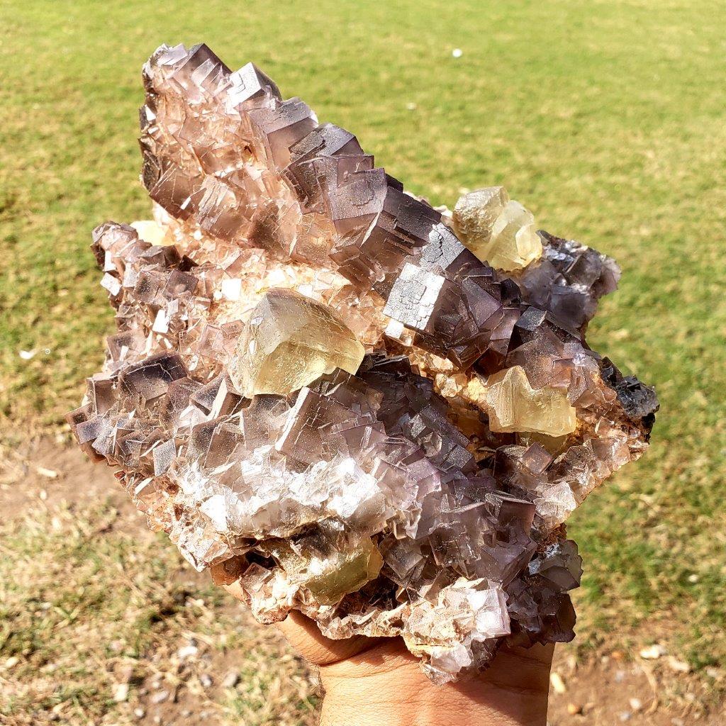 Museum Level Fuorite Mountains With Dogtooth Calcite (1 of 3)