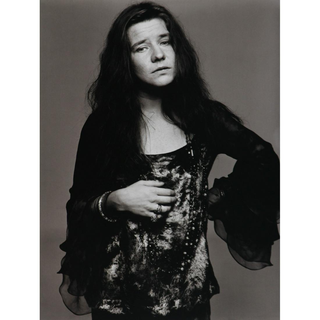 RICHARD AVEDON - Janis Joplin: Artist: RICHARD AVEDON Print Title: Janis Joplin Medium: Photo-lithograph Printing Date: 1990's Printed in the USA Image Size approx: 12 x 9.5 inches Richard Avedon (1923-2004) was an American fashion