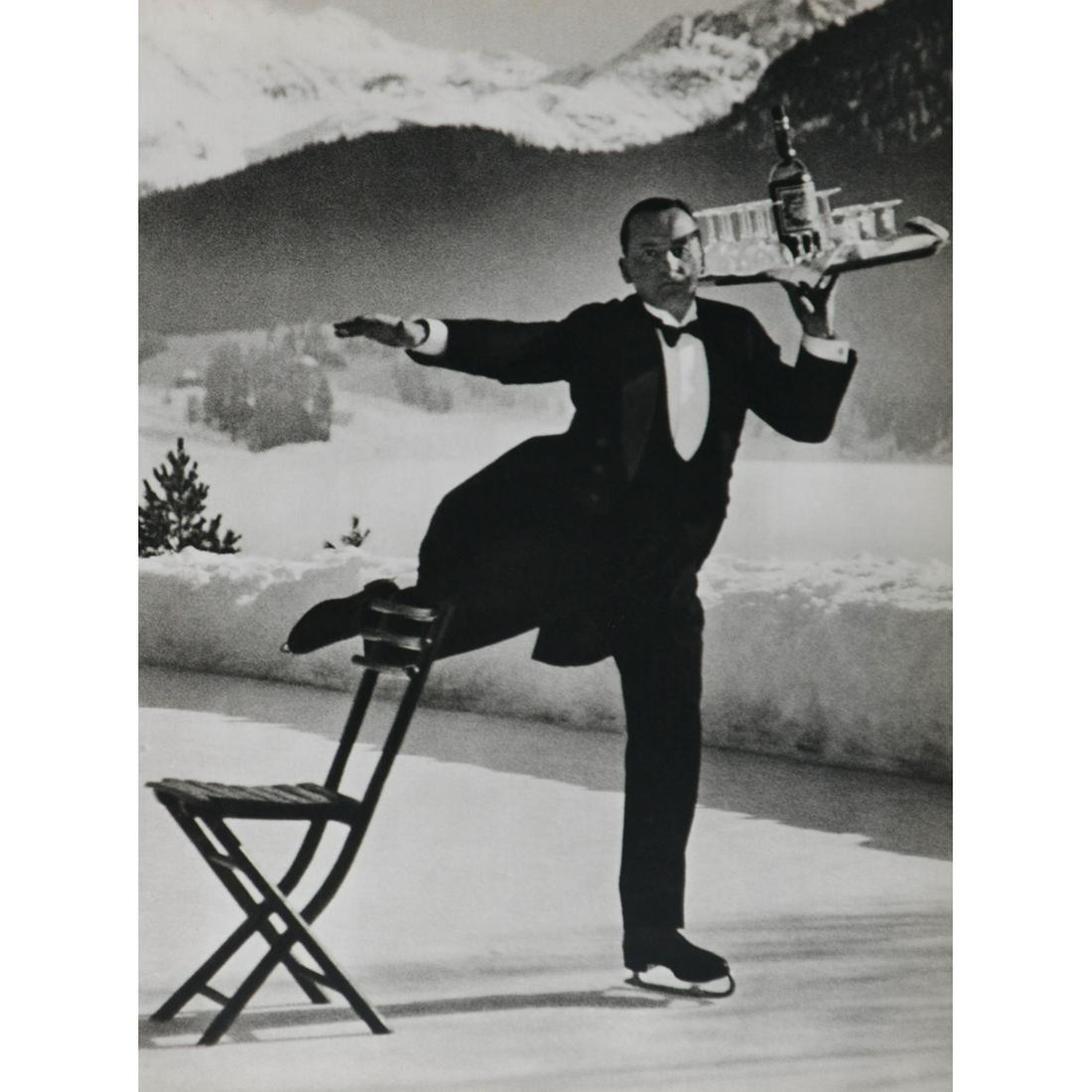 ALFRED EISENSTAEDT - The Skating Head Waiter at the (1 of 1)