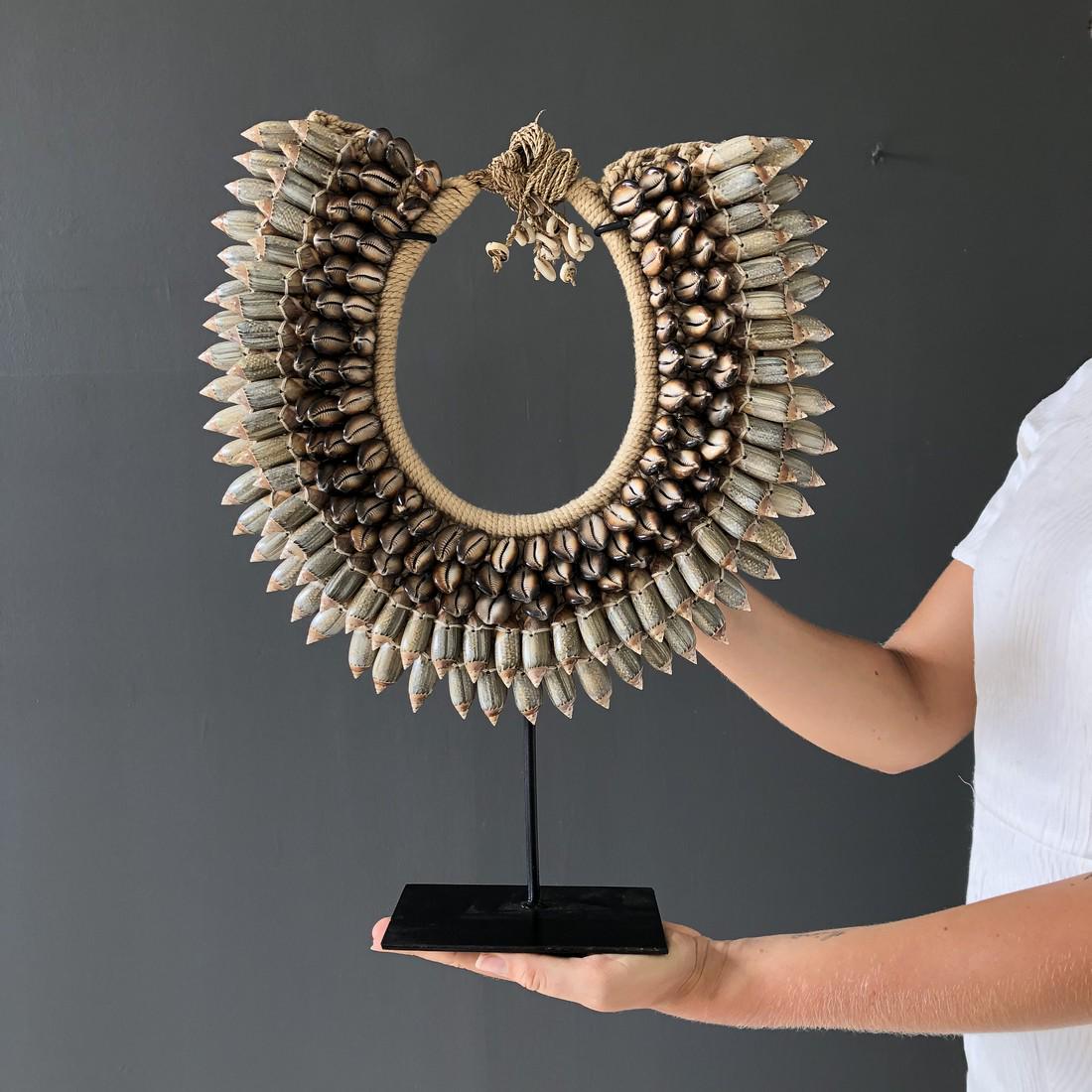 Decorative Shell Necklace on custom stand - Shells, (1 of 9)