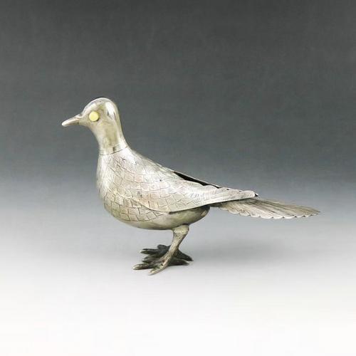 Persian peacock sterling silver ornaments (1 of 7)