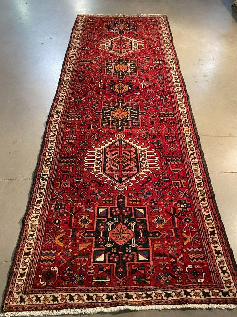 EXQUISITE FINE PERSIAN  RUNNER 3'.5" X 9'.6" (1 of 9)