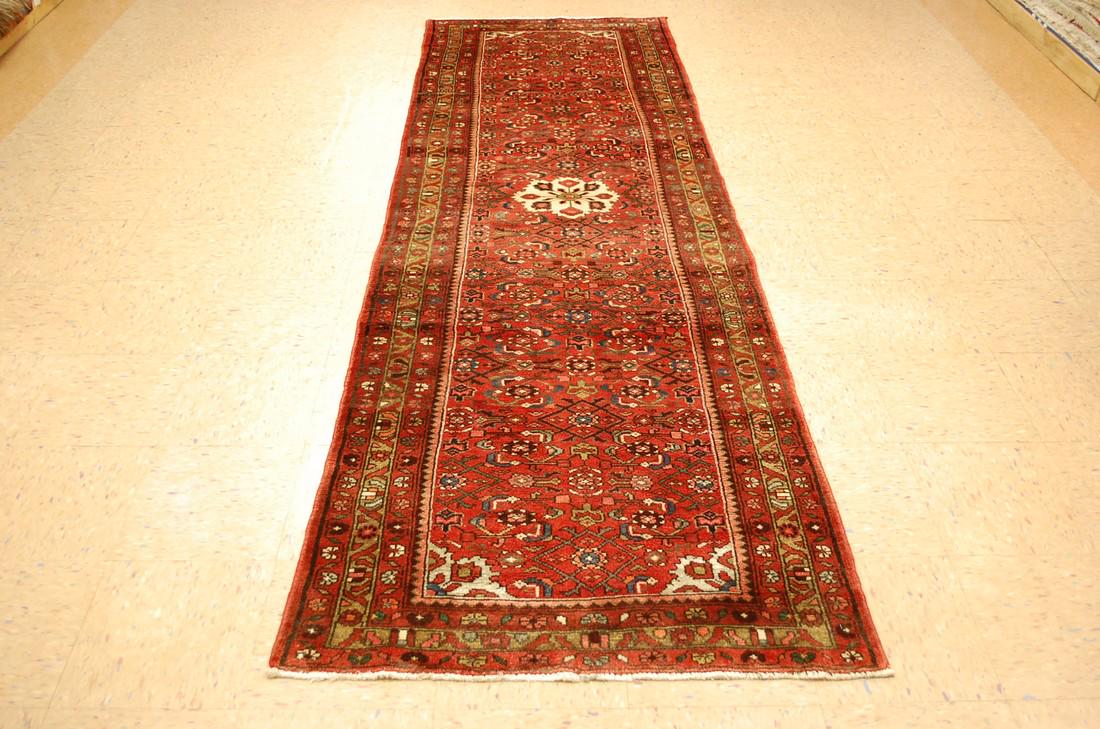 CIRCA 1920's ANTIQUE RARE SIZE HAMADAN MALAYEER RUG (1 of 9)