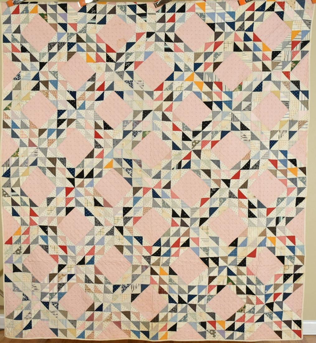 Graphic 1890's Ocean Waves Quilt (1 of 20)