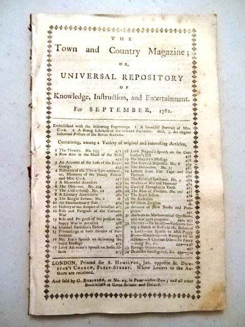 1782 Magazine Revolutionary War (1 of 4)