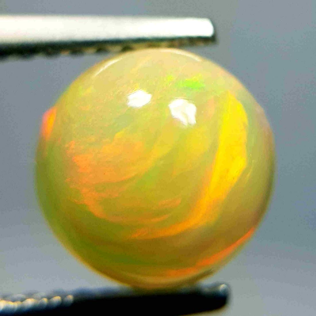 Natural Fire Opal Round Cabochon 2.17 ct (1 of 6)