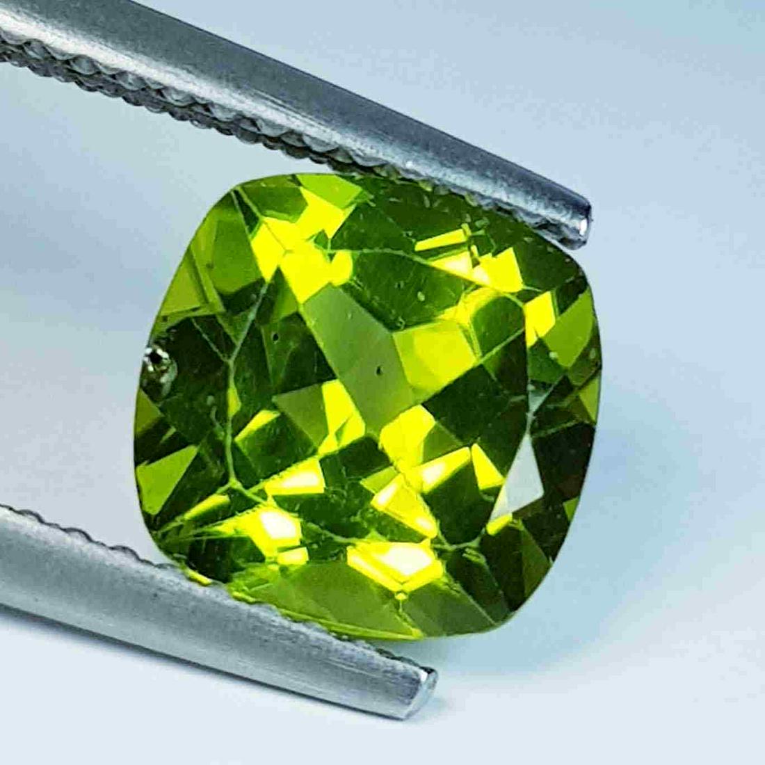 2.42 Ct Natural Peridot Cushion Cut: No Reserve! Title: 2.42 Ct Natural Peridot Cushion Cut Color/Clarity: IF - VVS Gemstones: Loosegemstone Carat Weights: 2.42 Size/Dimensions: 7.9 x 7.90 x 5.20 Additional Information: Oval / Pakistan S