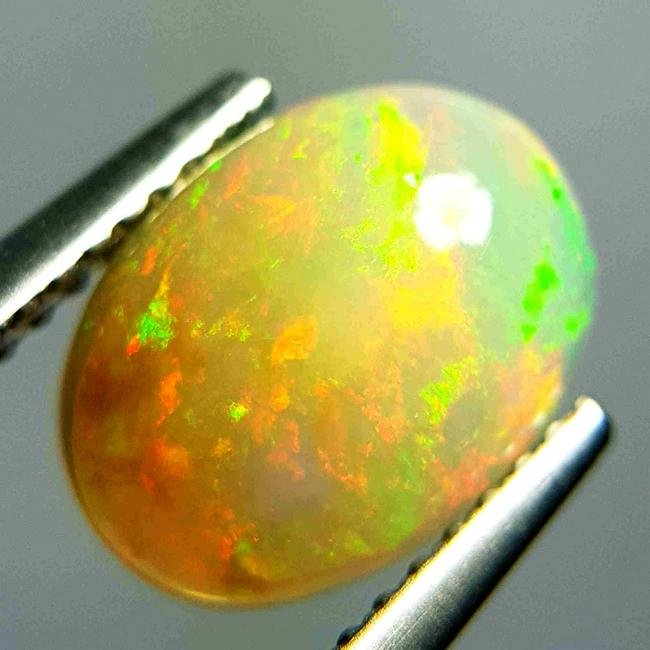 Natural Fire Opal Oval Cabochon 1.50 ct (1 of 6)