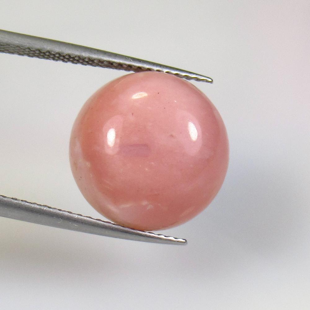 8.20 Ct Natural Pink Opal Round Cab (1 of 2)