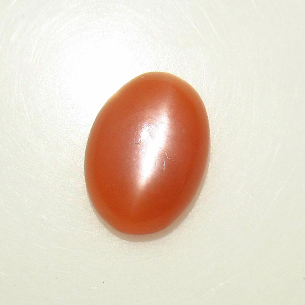 5.07 Ct Natural Moonstone Oval Cab: No Reserve! Title: 5.07 Ct Natural Moonstone Oval Cab Stone Clarity: Semi-Transparent Gemstone:Natural Moonstone Carat Weight: 5.07 Size/Dimensions: 14.10 x 10.10 x 5.00 mm Additional Information: Nic