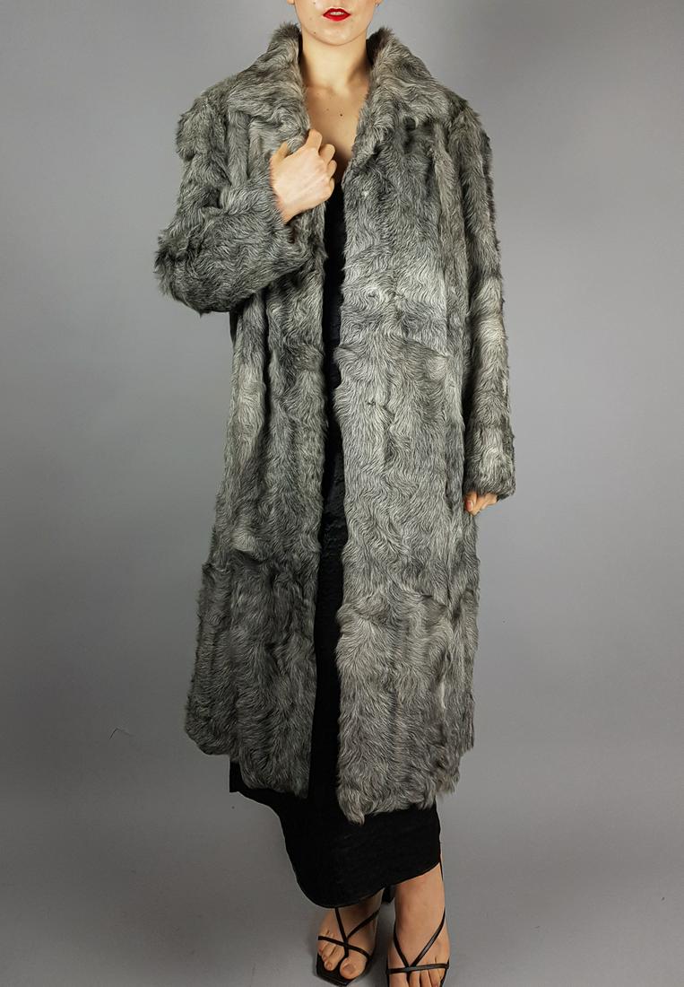GREY LAMB FUR COAT (1 of 7)