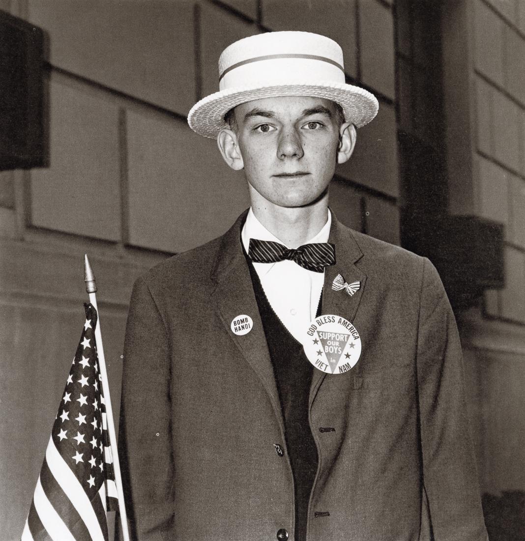 DIANE ARBUS - Boy in a Pro-War Parade, NYC, 1967 (1 of 1)